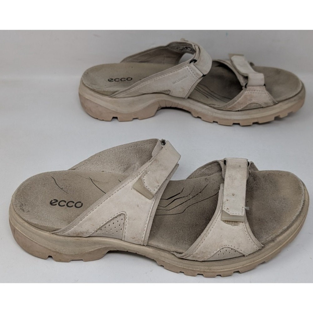 Ecco Women's Sandals Size 40 US 9- 9.5 Yucatan 2.0 Yak Leather Strap VTG‎